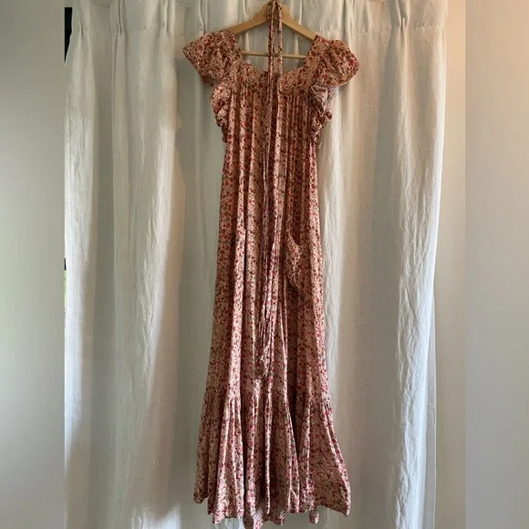 Doen Sonnet dress. Pink valley floral. Size Xs - Picture 2 of 9